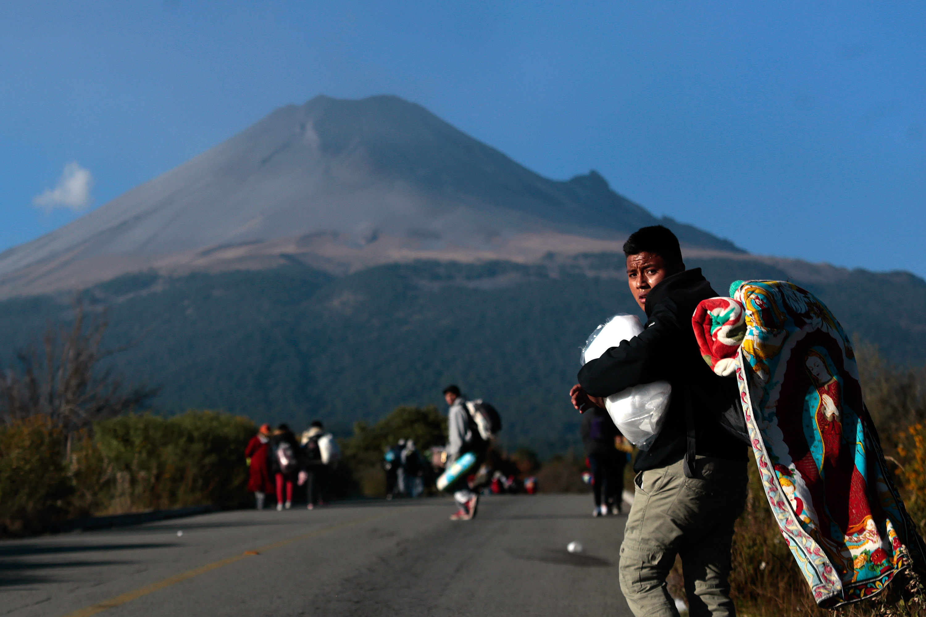 Peregrino rumbo a la Basílica en años anteriores (Foto: Mireya Novo/Cuartoscuro)