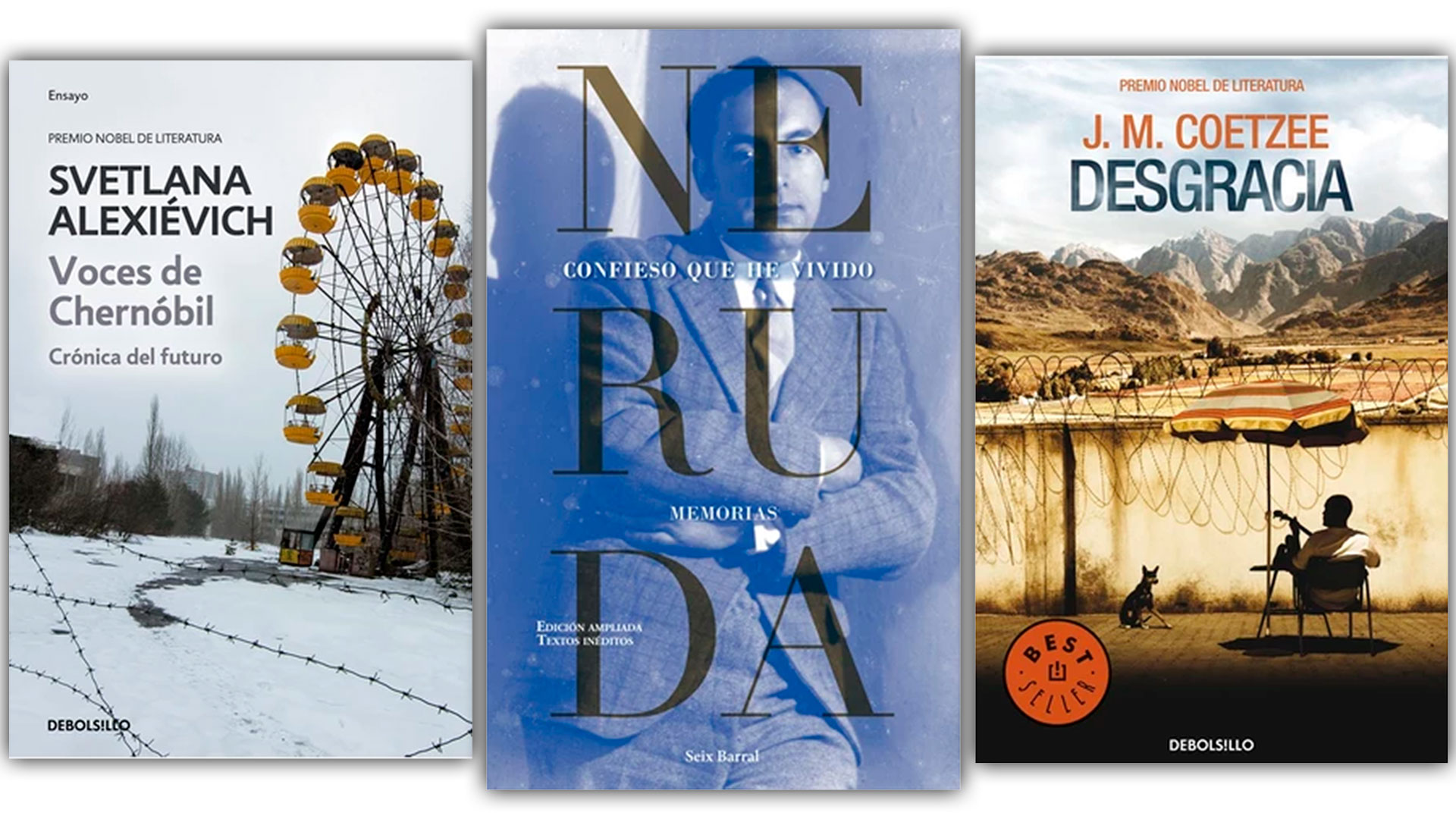 Qué leer el fin de semana: Alexiévich, Neruda y Coetzee, tres Nobel de Literatura por menos de 500 pesos argentinos