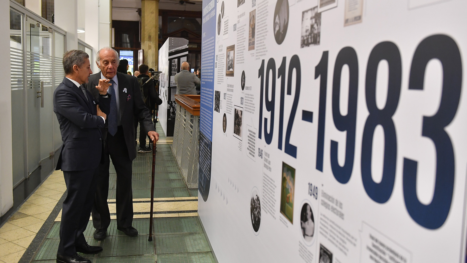 La exposición destaca la importancia del voto
Maximiliano Luna