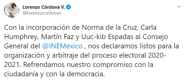 Lorenzo Córdova Le Dio La Bienvenida A Nuevos Consejeros Del Ine La Elección Tuvo Polémica Y 6420