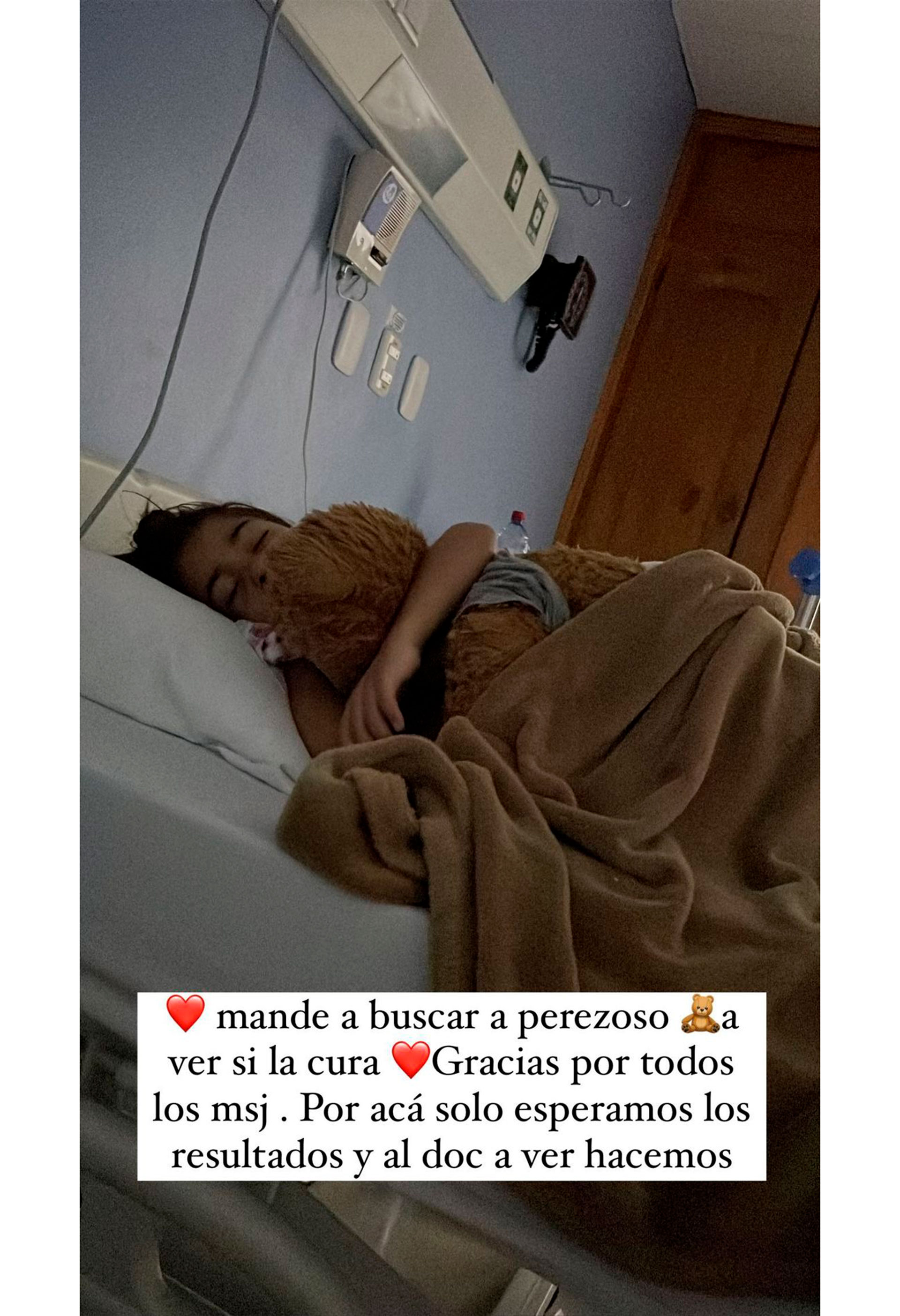 Cinthia Fernández le agradeció a sus seguidores la preocupación por la salud de su hija