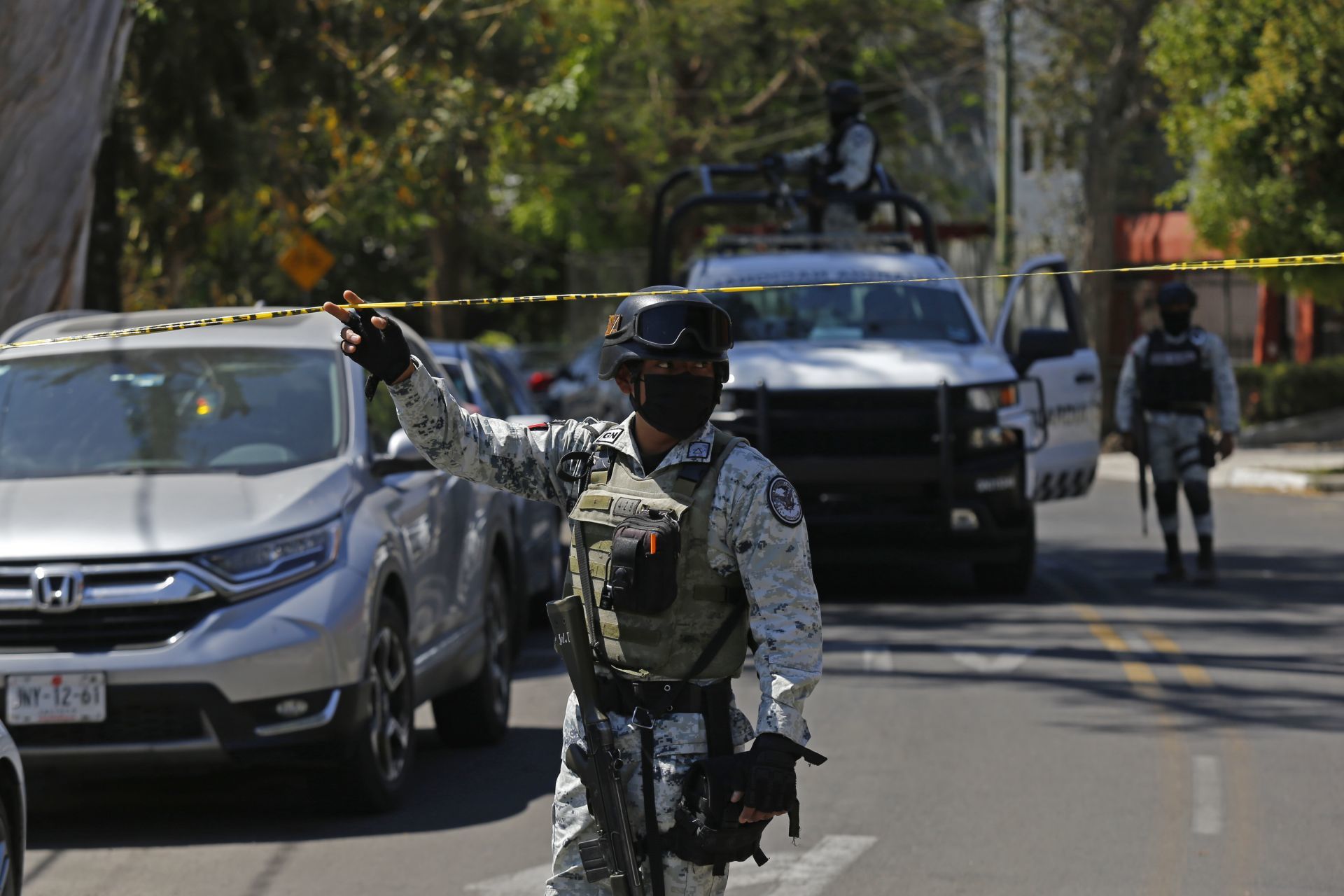 National Guard personnel in security tasks.  PHOTO: FERNANDO CARRANZA GARCIA / CUARTOSCURO.COM