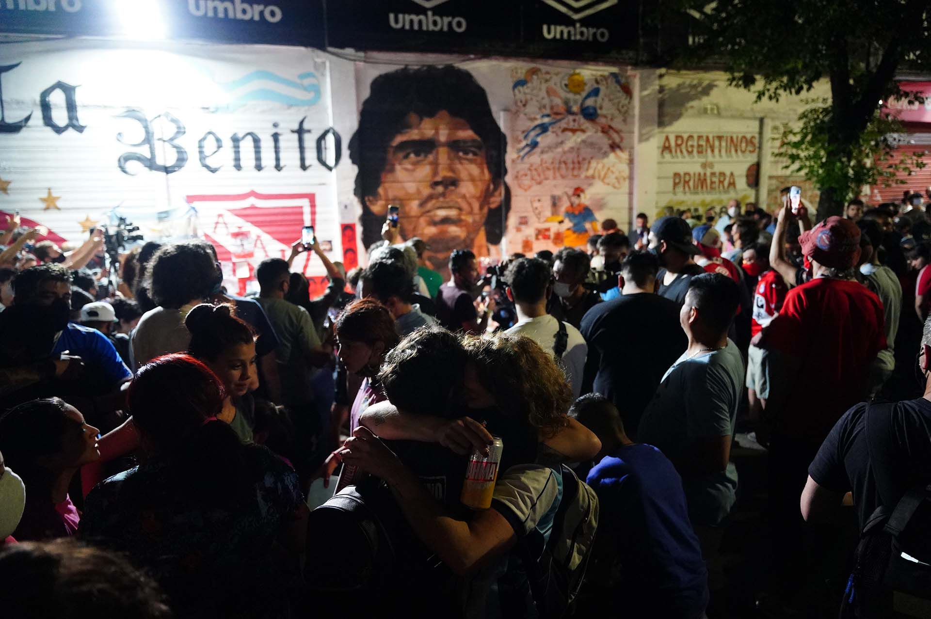 El homenaje y la vigilia también se vivió en La Paternal