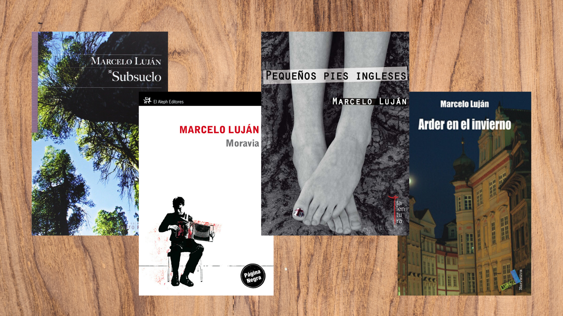 Algunos libros de Marcelo Luján