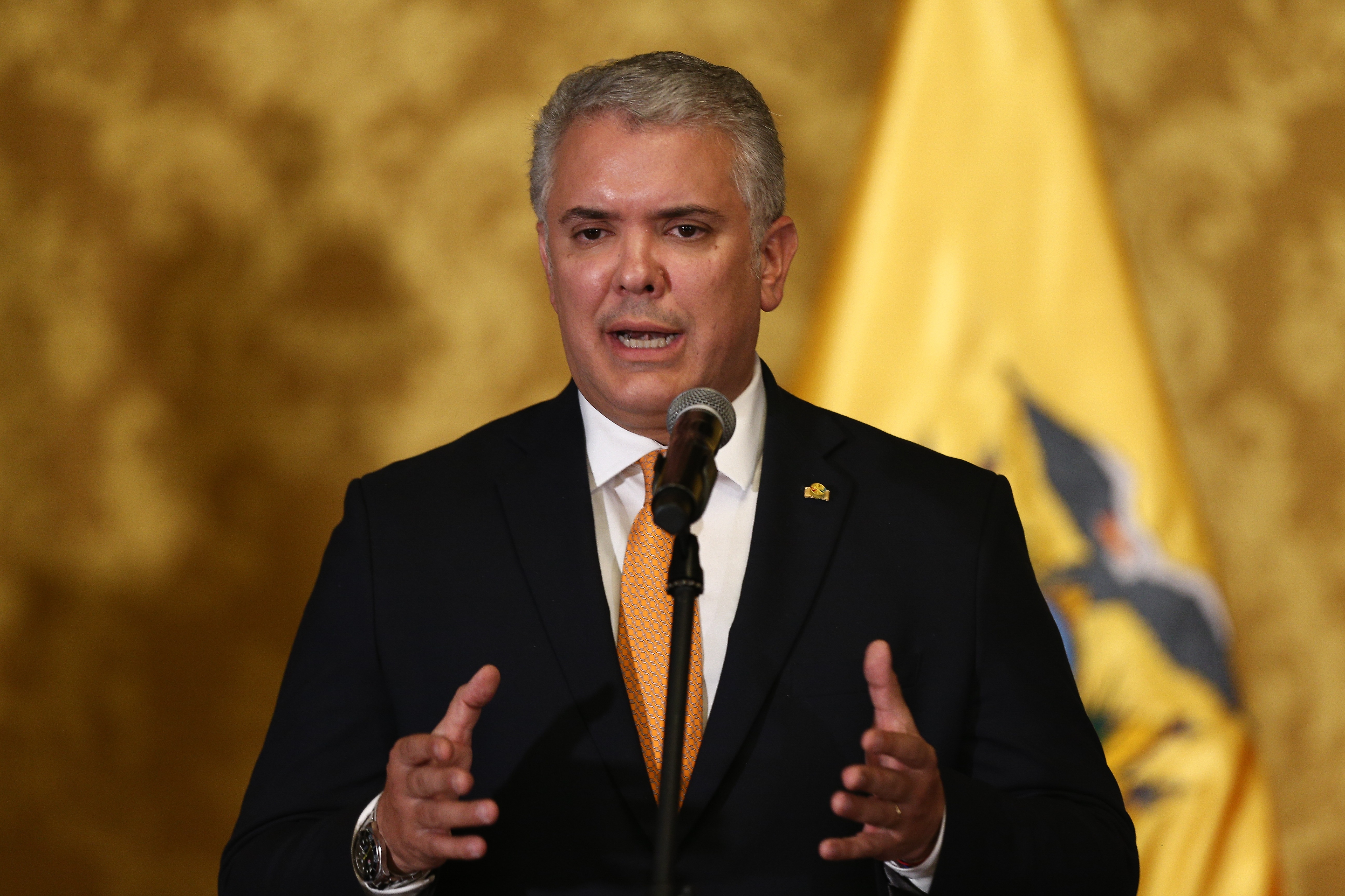 El presidente de Colombia, Iván Duque, en una fotografía de archivo. EFE/ José Jácome
