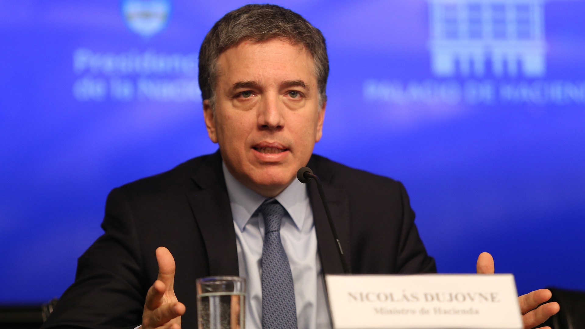 Nicolás Dujovne, cuando todavía era ministro de Mauricio Macri.
