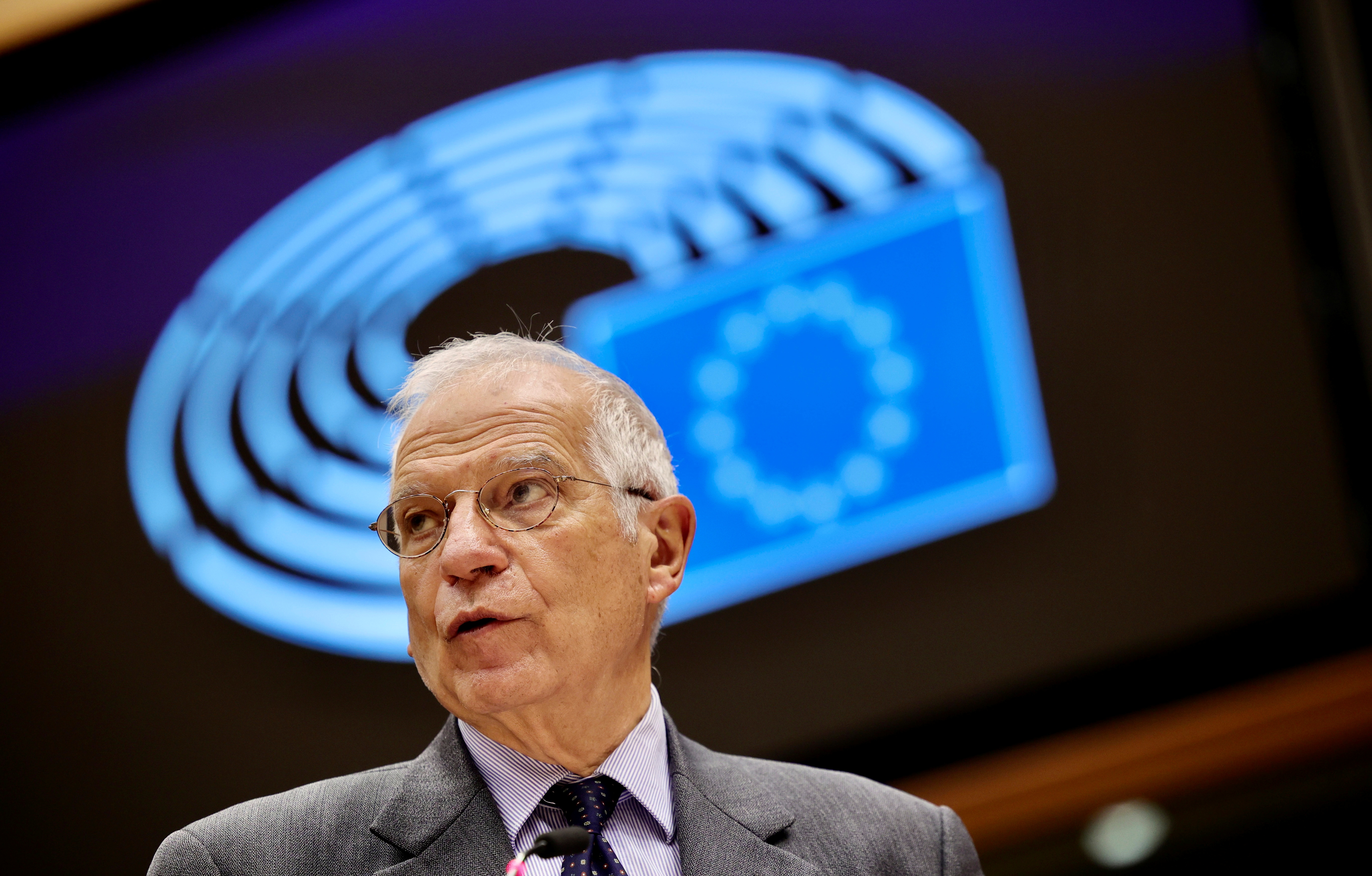 Josep Borrell, alto representante para la Política Exterior de la UE (Olivier Matthys/Pool via REUTERS)