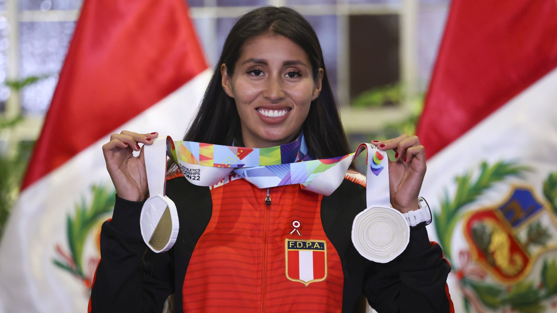 La medalla de oro de Kimberly García en el Mundial de Oregón quedará marcado en los libros de historia del atletismo.  (worldathletics)