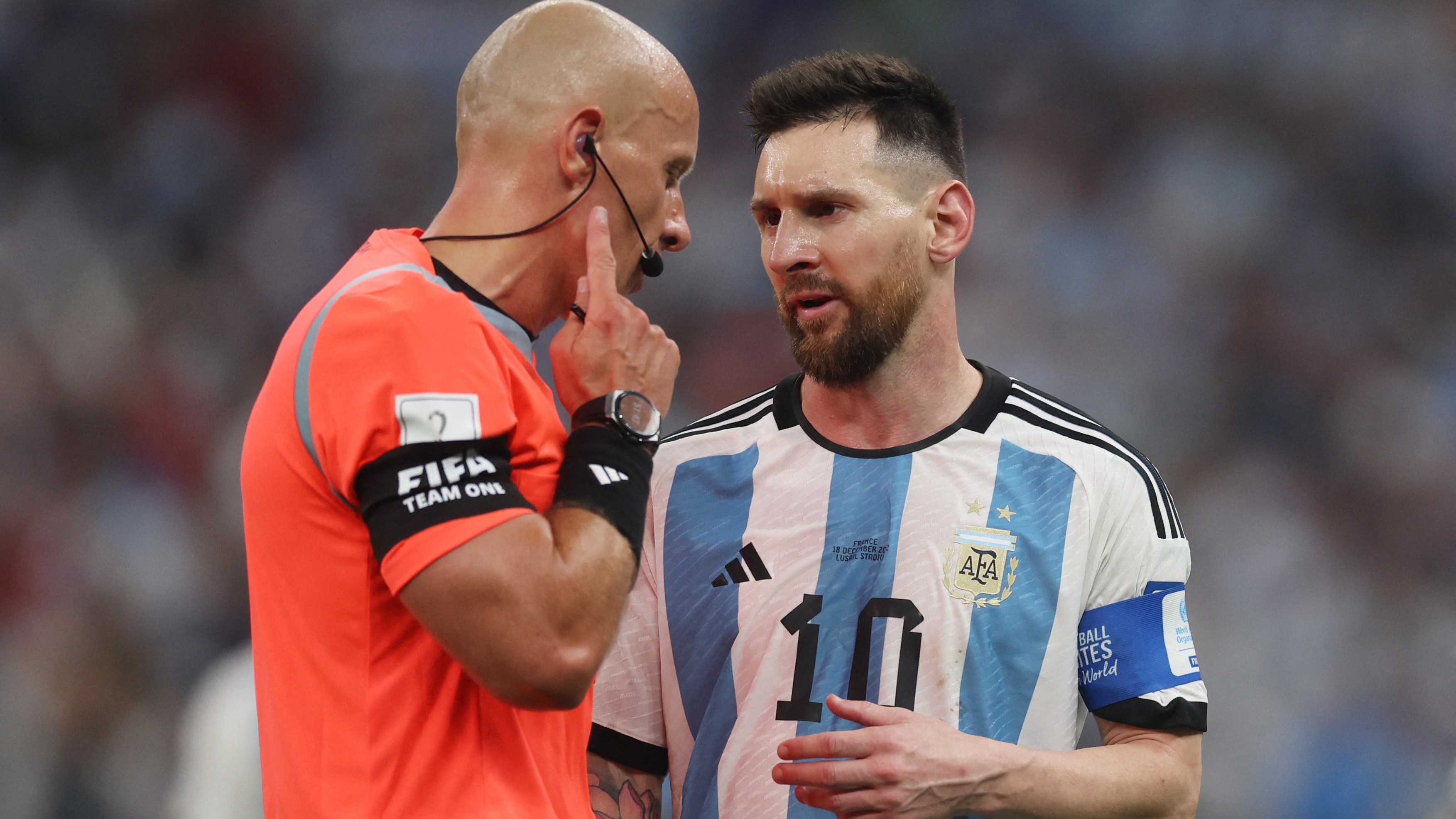 The referee Szymon Marciniak directed the final between Argentina and France (Photo: Returss)
