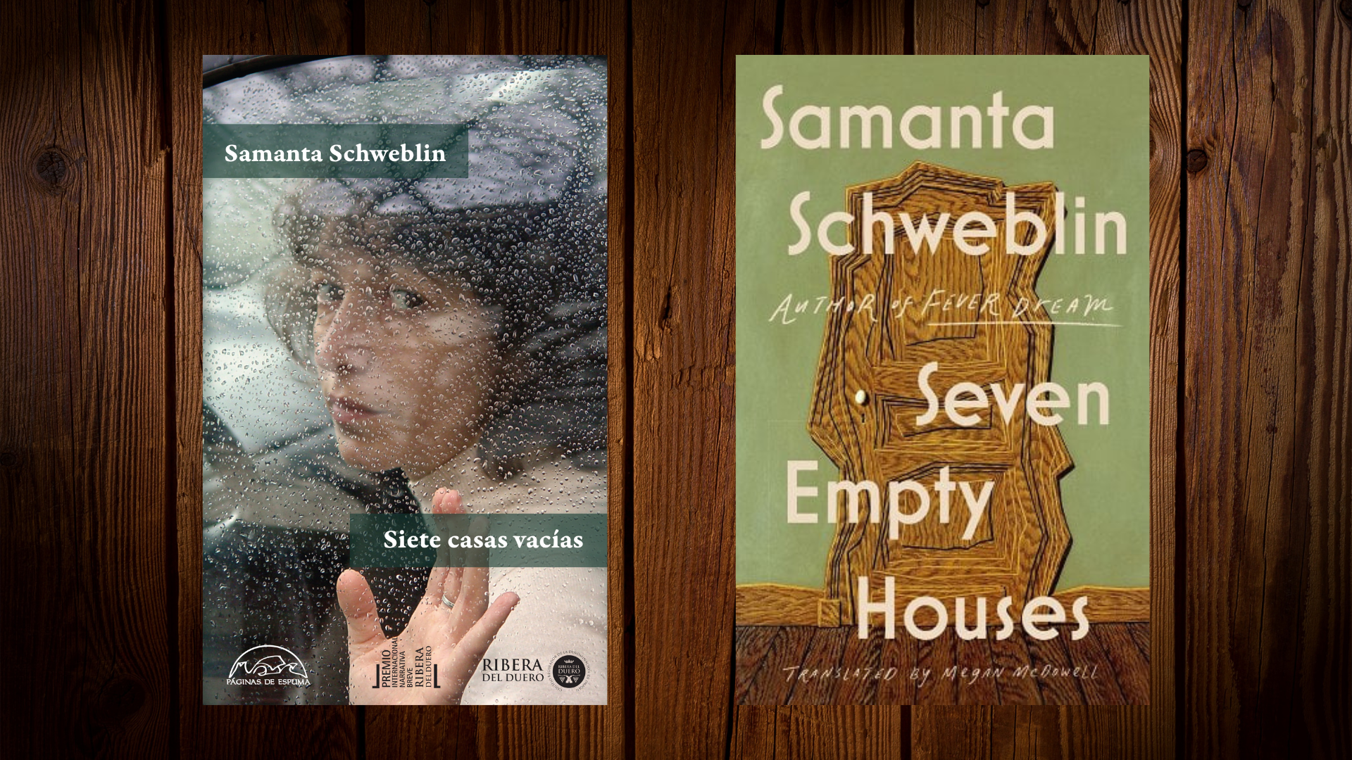 "Siete casas vacías" de Samanta Schweblin, en su versión en español y en inglés