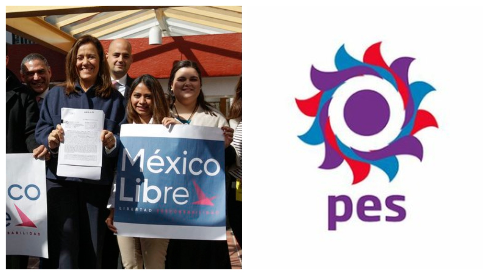 México Libre está ligado al ex presidente Felipe Calderón, mientras que el PES al desaparecido partido Encuentro Social (Foto: Archivo)