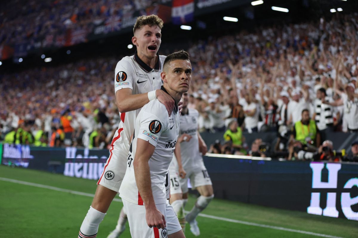 Frankfurt campeón de Europa League: ganó 5-4 a Rangers por penales con gol de Santos Borré