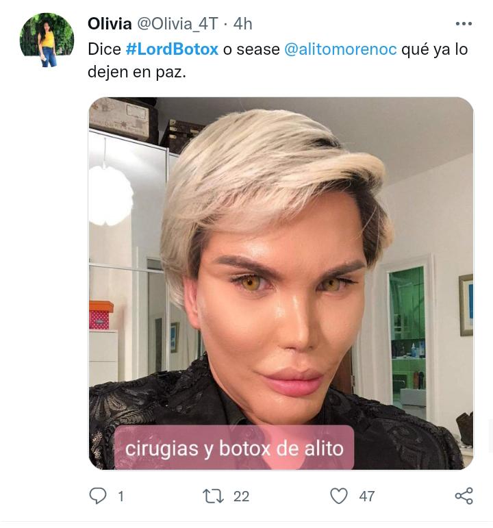 Lord Botox: los memes que dejó Alito Moreno tras audios y señalamientos de  posibles actos de corrupción - Infobae