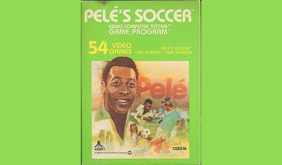 El primer videojuego que tuvo a un futbolista en la portada.