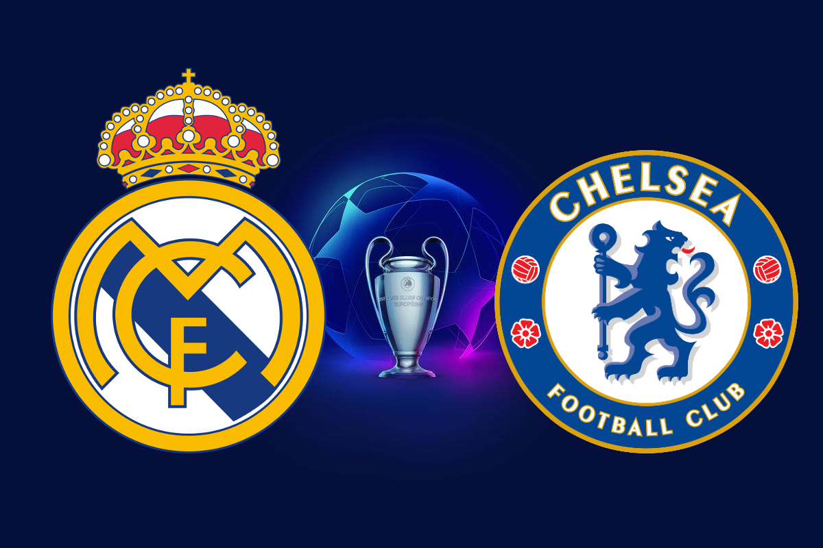 Real Madrid enfrenta Chelsea nas quartas de final da Liga dos