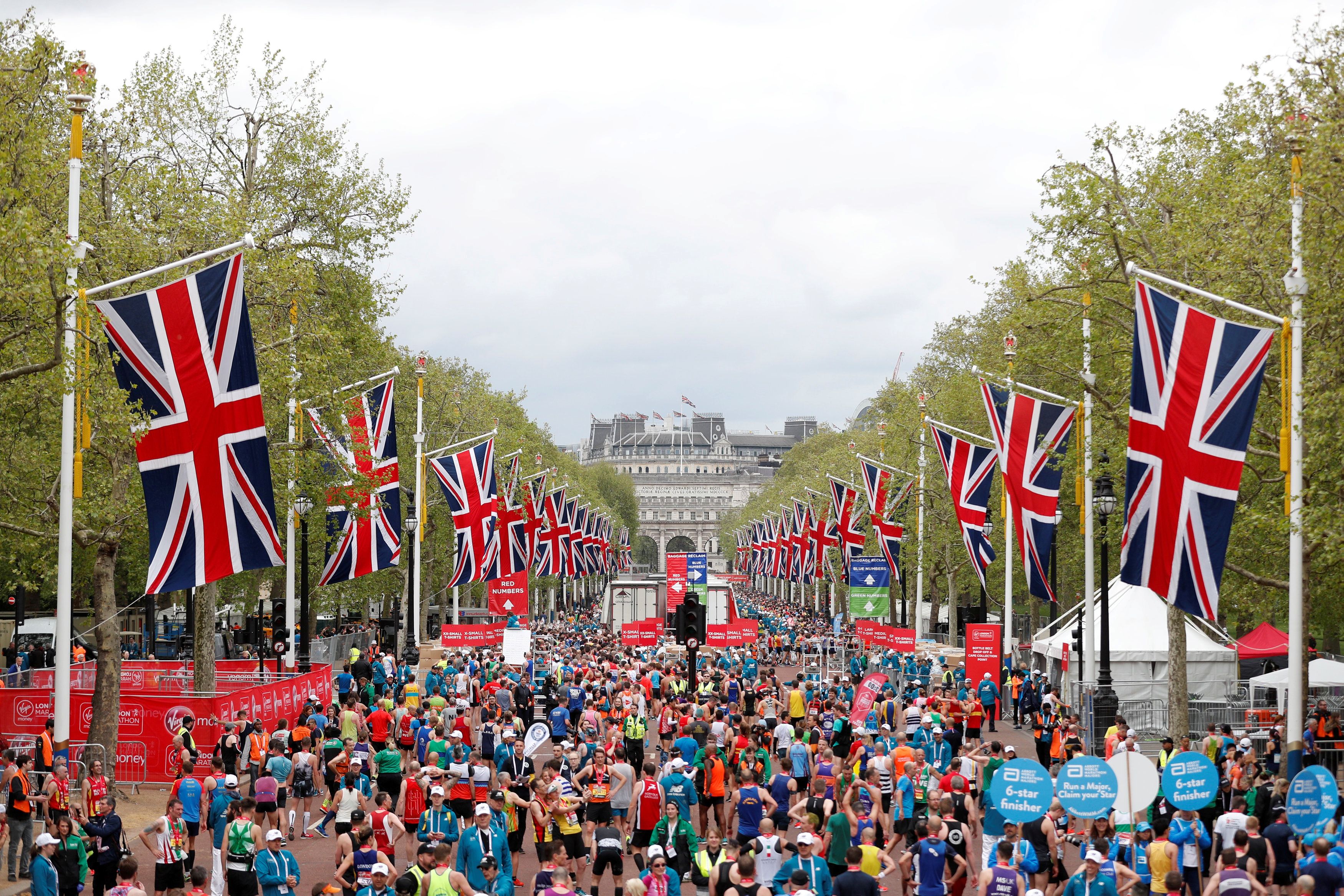 La maratón de Londres de 2019, antes de la pandemia (REUTERS/Matthew Childs/File Photo)