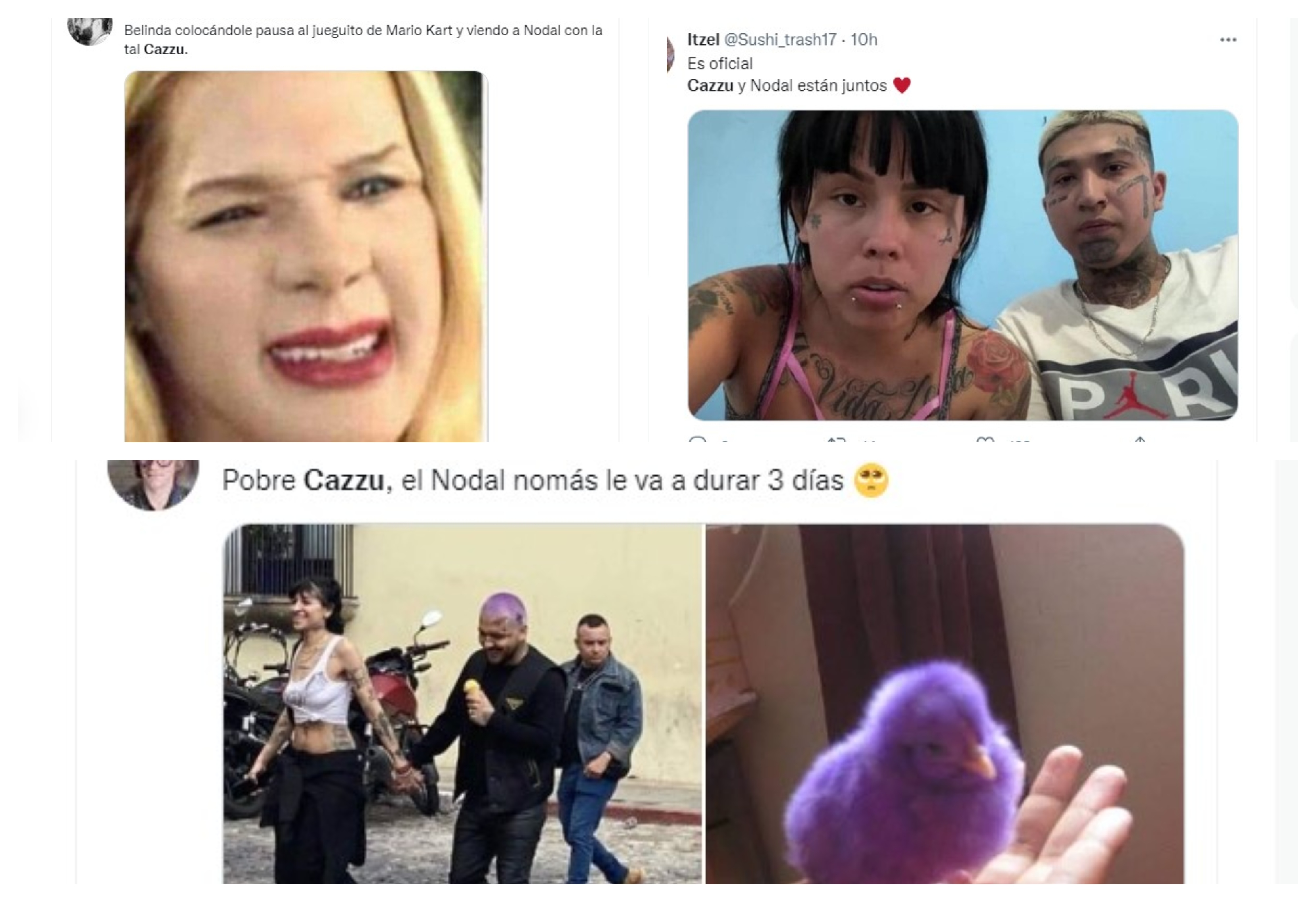 El polémico encuentro entre el joven mexicano y la rapera argentina conmocionó a fanáticos, quienes no tardaron en reaccionar con memes. (Fotos: Twitter)