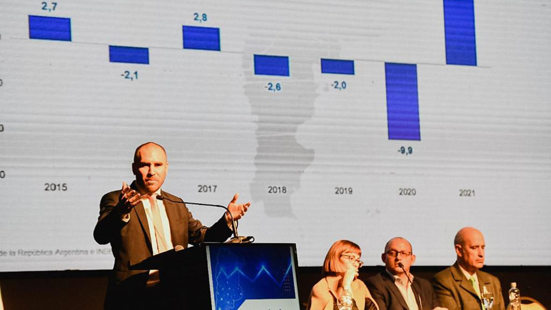 Economy Minister Martín Guzmán assured that the country “continues to grow” and remarked that “the first quarter of 2022 shows an economy that continues to recover”
