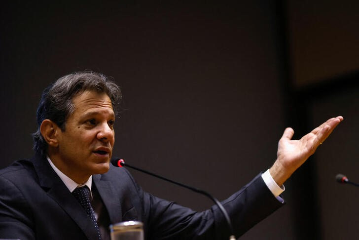 El ministro de Hacienda brasileño, Fernando Haddad (REUTERS/Adriano Machado)