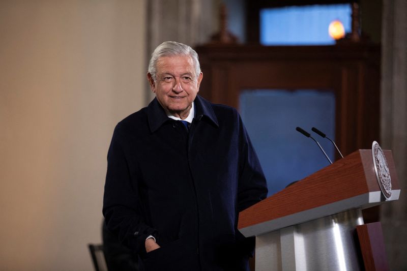 El presidente de México, Andrés Manuel López Obrador, recordó los buenos lazos que unen a su país con Perú. (REUTERS / Presidencia de México) 