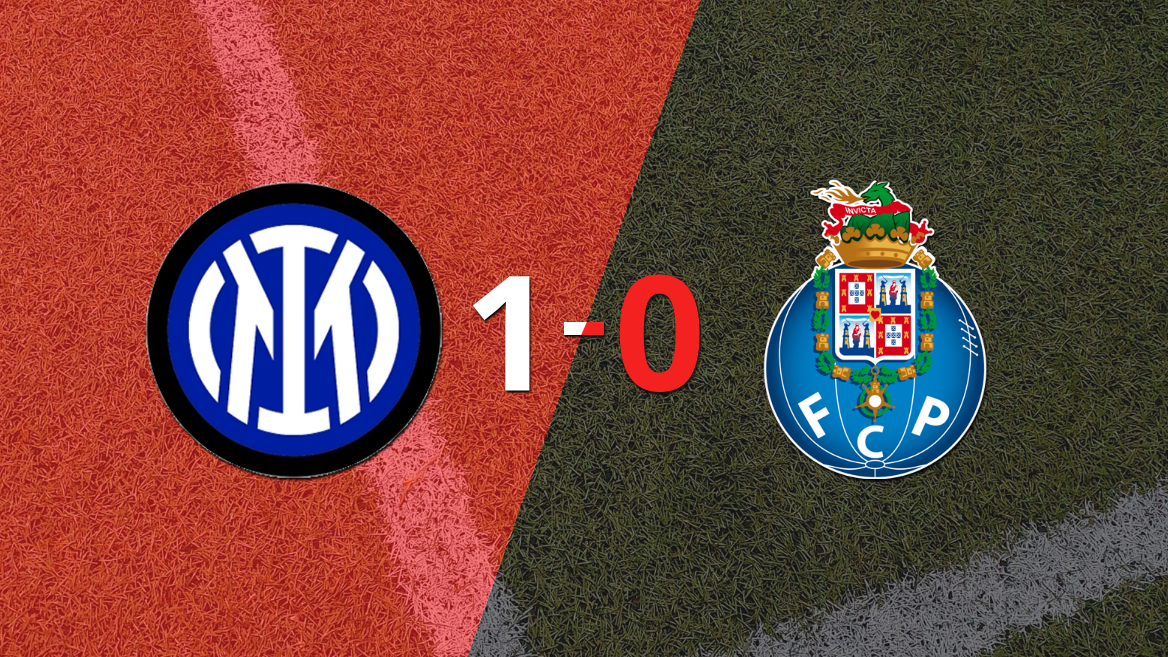 Inter venció a Porto en el duelo de ida