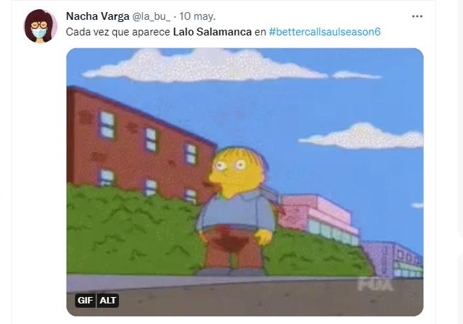 Usuarios en redes sociales han alabado la interpretación de Tony Dalton como Lalo Salamanca (Foto: Twitter / @la_bu_)
