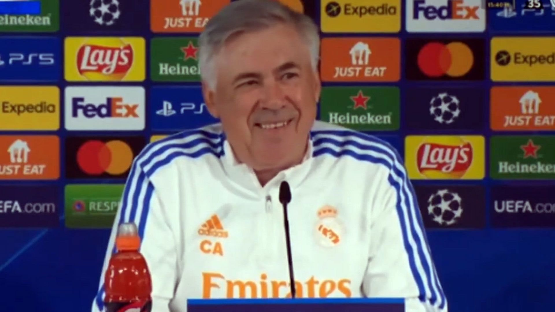 La singular respuesta de Ancelotti que provocó risas en la previa de la Champions League: “Si tengo un jugador gordo...”