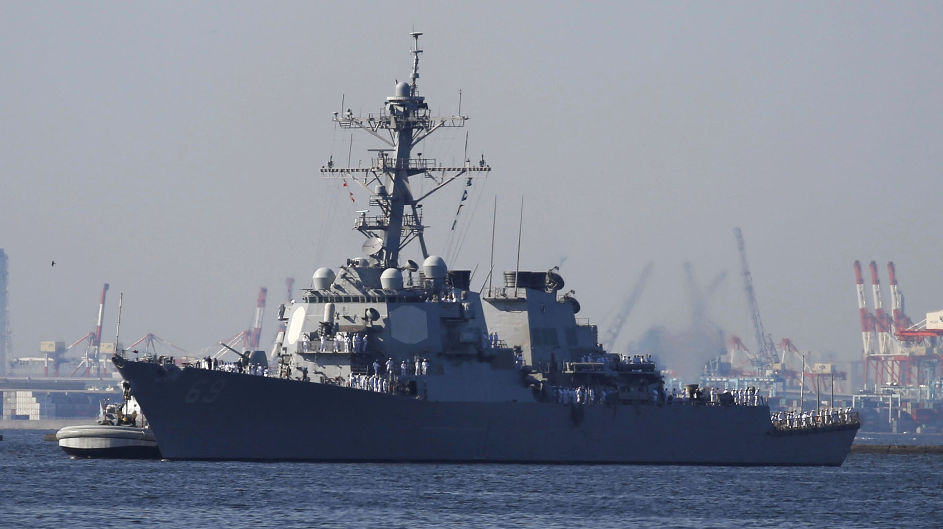 El destructor USS Milius (Reuters)
