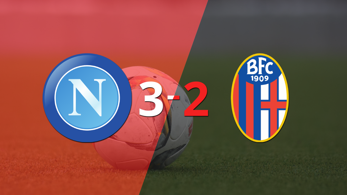 Bologna cayó 3 a 2 en su visita a Napoli