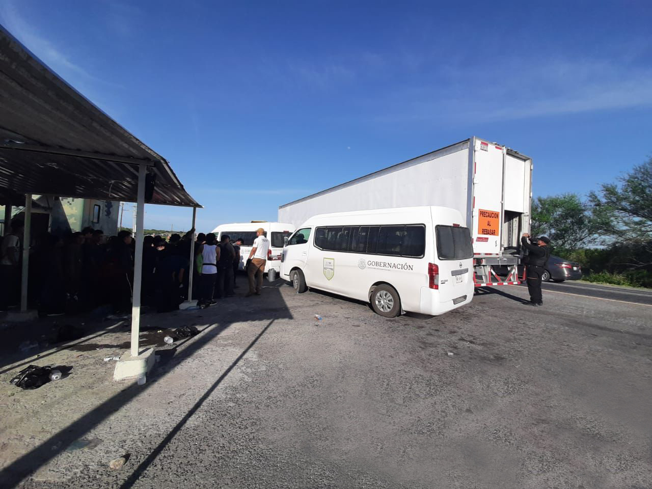 Los migrantes son originarios de Guatemala, Honduras y El Salvador.
(@INAMI_mx)