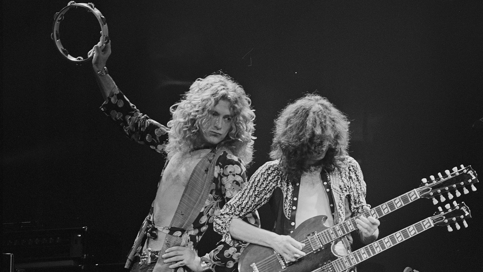 Robert Plant y Jimmy Page de Led Zeppelin (Jay Dickman/CORBIS/Corbis via Getty Images)