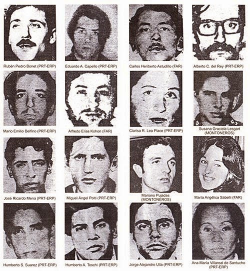 Las víctimas de la Masacre de Trelew
