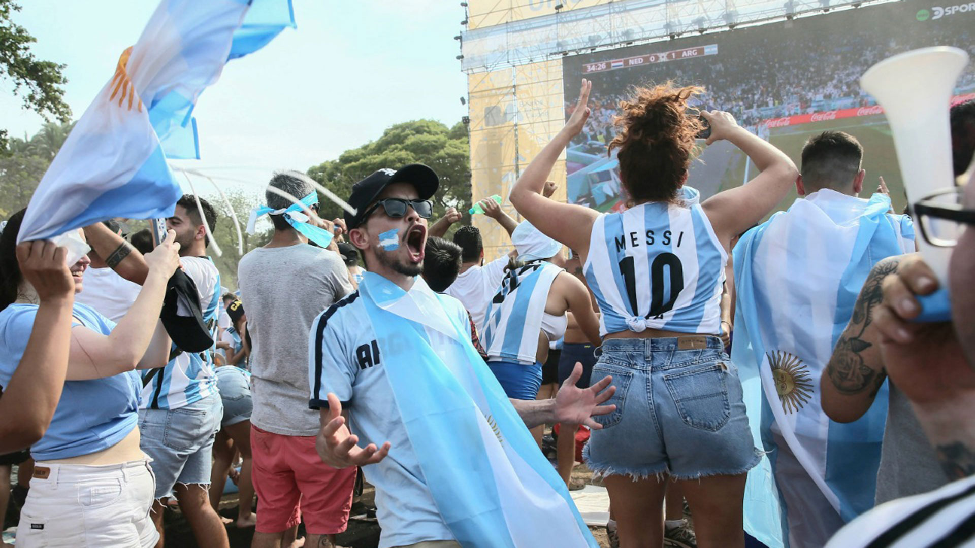 El sábado se realizarán 15 banderazos en la Ciudad de Buenos Aires para alentar a la Selección en la previa de la final del Mundial