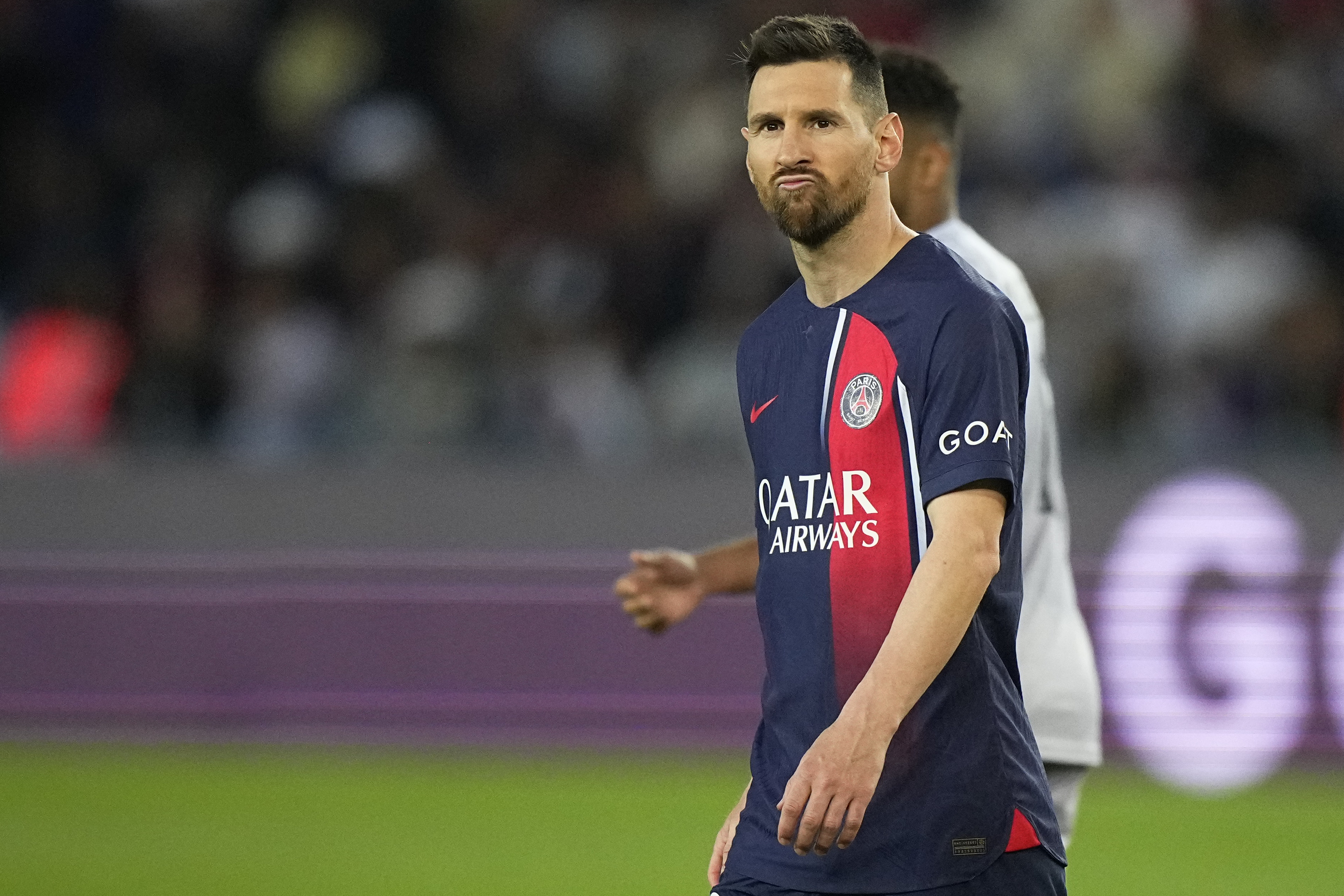 Messi no continuará en el PSG (AP)