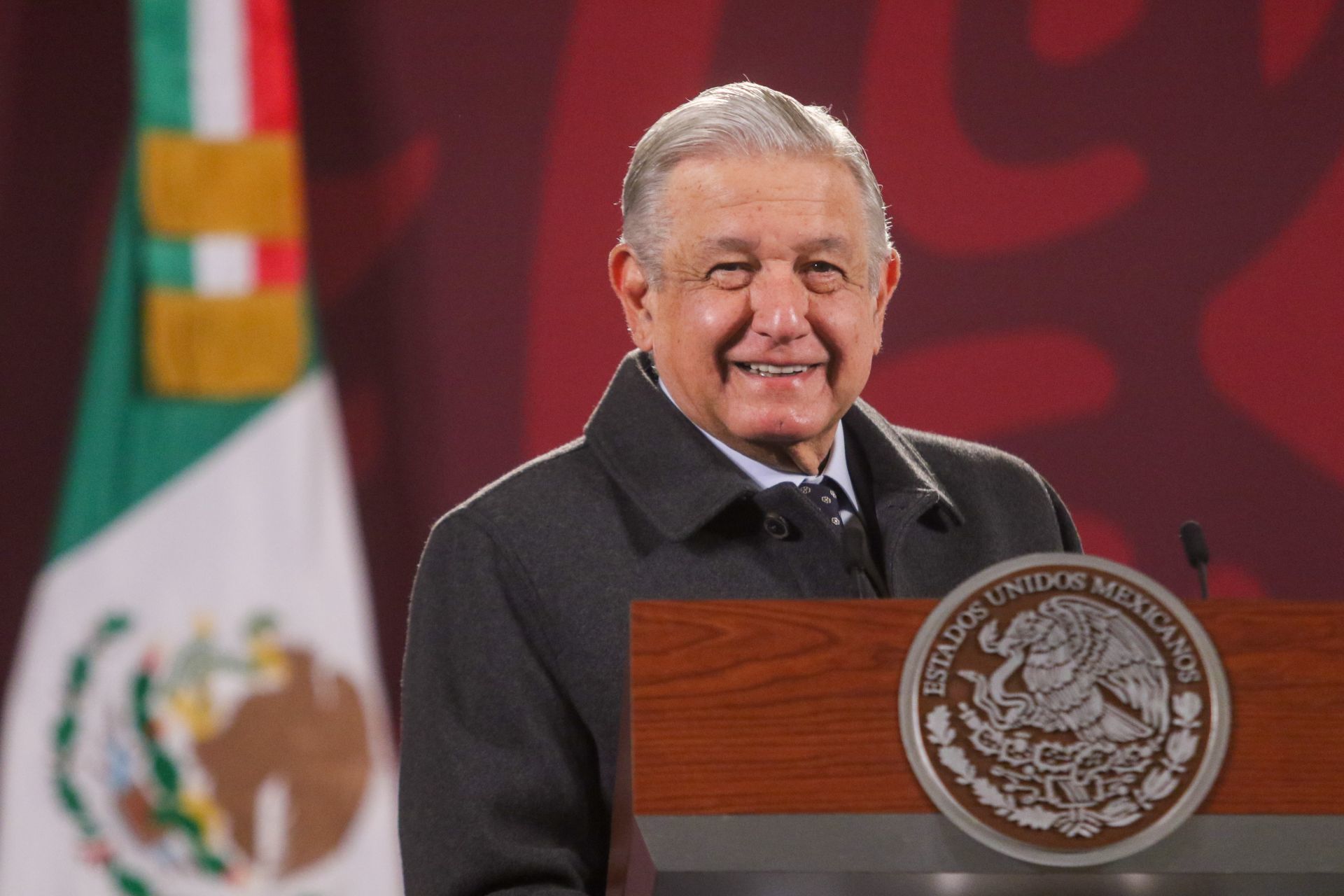 Durante su conferencia matutina del 24 de enero de 2022, Andrés Manuel López Obrador compartió que cuenta con un "testamento político" 
(FOTO: MOISÉS PABLO/CUARTOSCURO.COM)