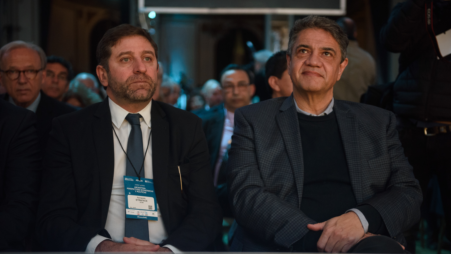 Fernando Straface y Jorge Macri, funcionarios del gobierno porteño