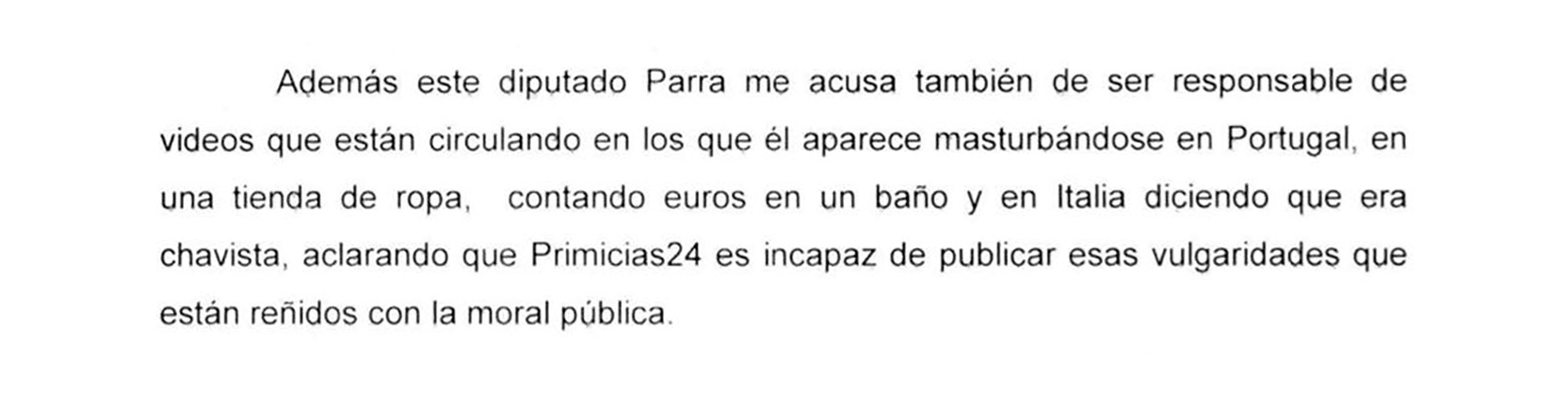 La denuncia de Carlos Herrera por las amenazas de muerte de Luis Parra
