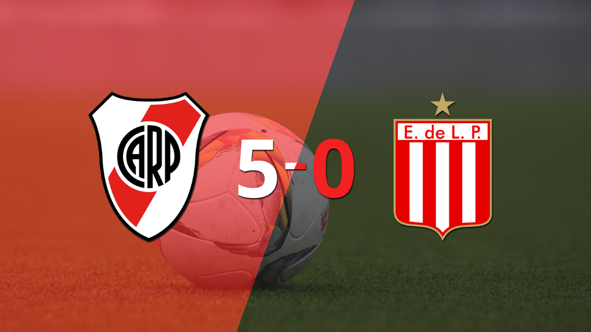 Estudiantes cayó ante River Plate con dos goles de Miguel Ángel Borja
