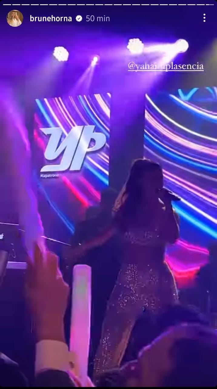 Yahaira Plasencia canta en la boda de Ethel Pozo y Julián Alexander. (Instagram)