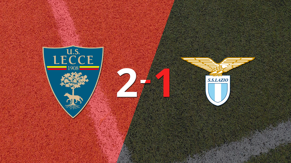Lazio cayó 2-1 en su visita a Lecce