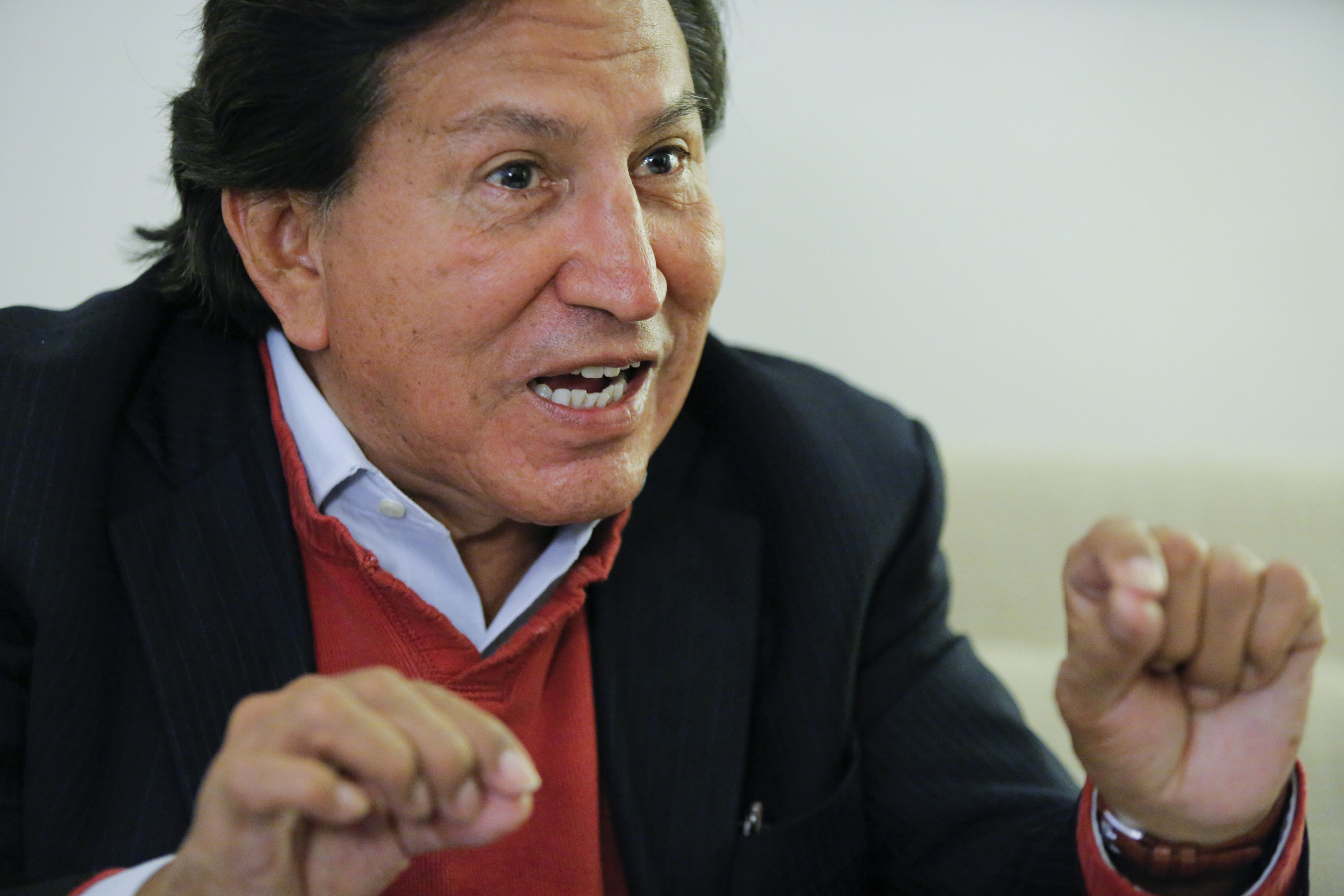 Fotografía de archivo en la que se registró al expresidente de Perú Alejandro Toledo, durante una entrevista con Efe, en Nueva York (NY, EE.UU.). EFE/Eduardo Muñoz
