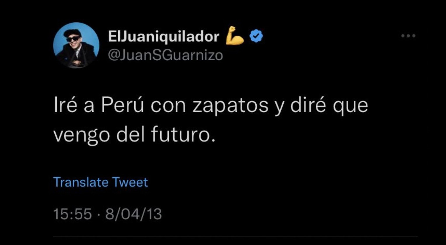 Tuits de Juan Guarnizo.