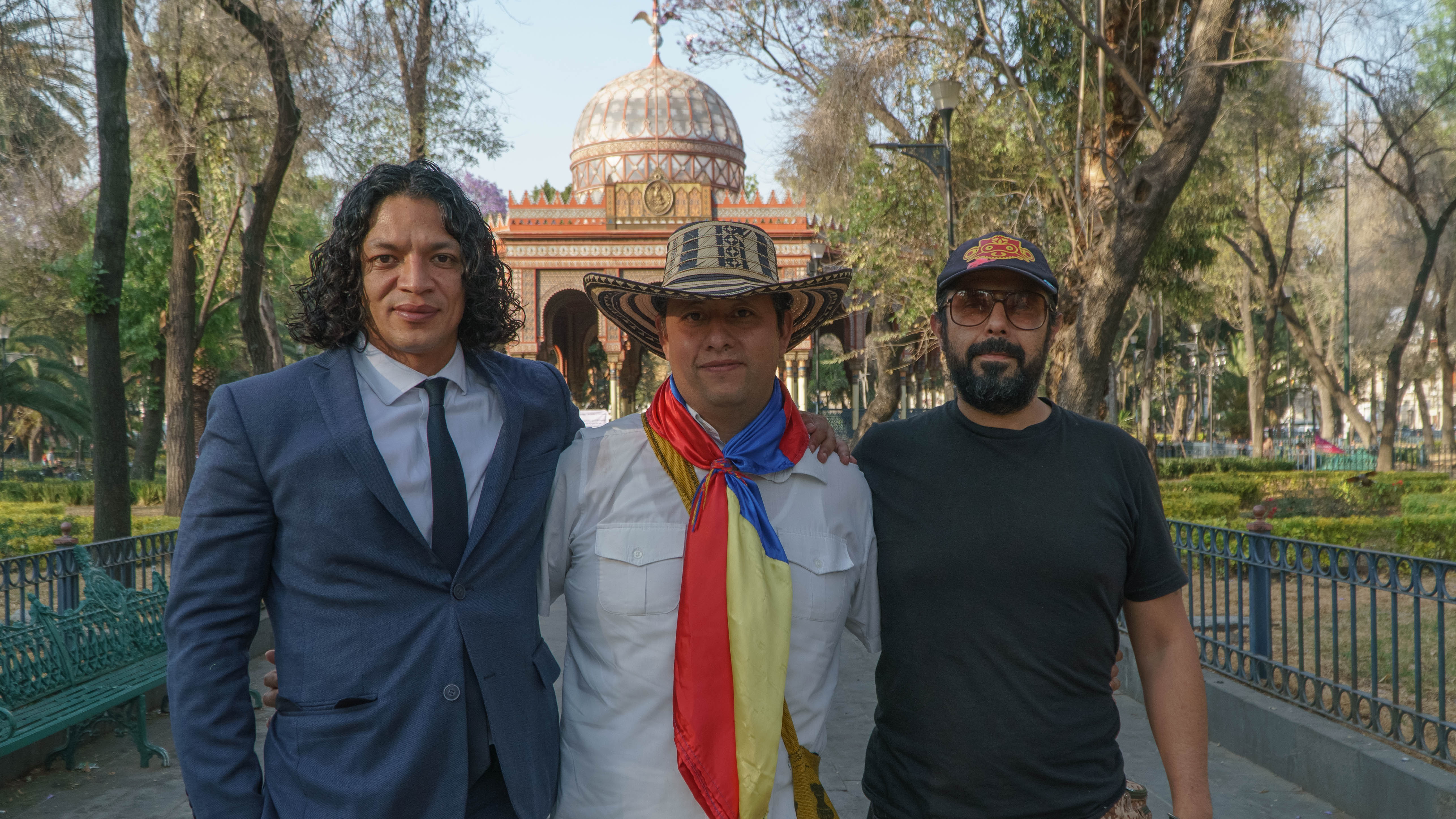 (izq.) Luis Salas, (centro) Joel García, (der.)Checo. Fotografía: Max Alonso  Infobae/México
