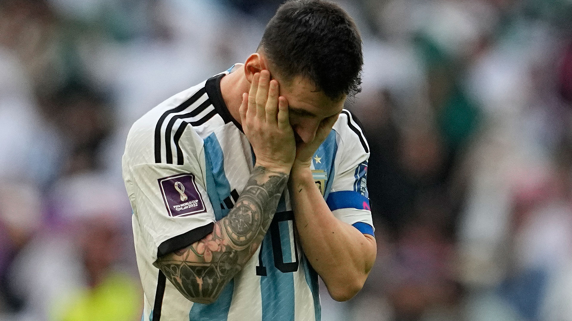 Argentina perdió su récord de partidos sin perder (AP)
