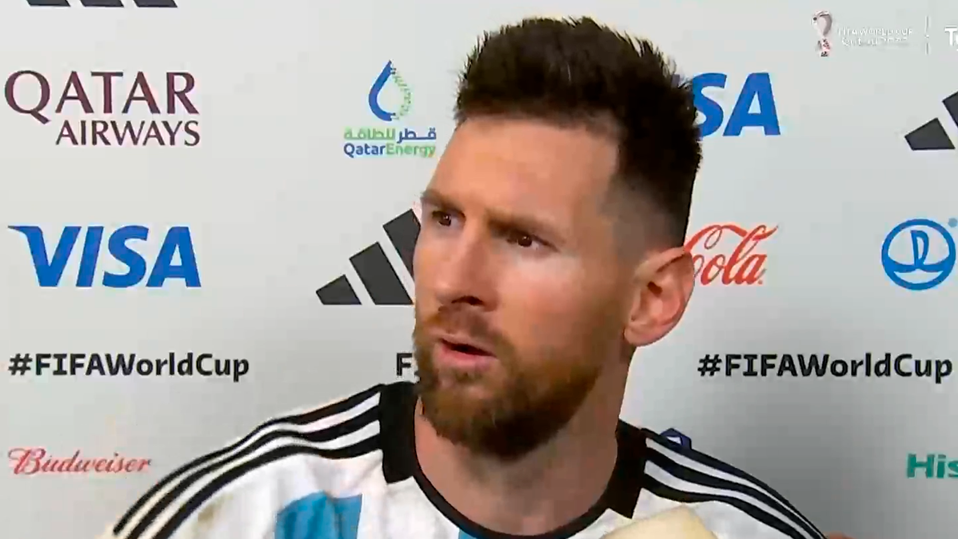 La furia de Lionel Messi contra un jugador de Países Bajos tras la clasificación de Argentina: “Qué mirás, bobo”