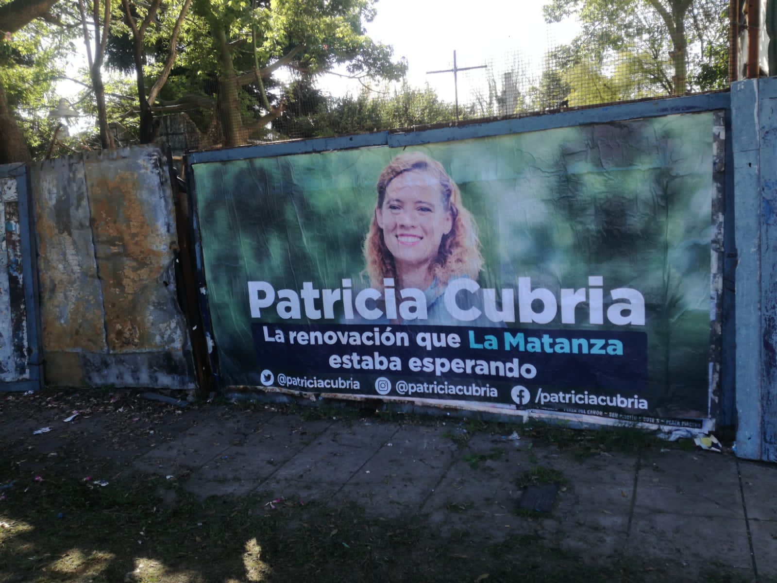 Los afiches de Patricia Cubría en La Matanza