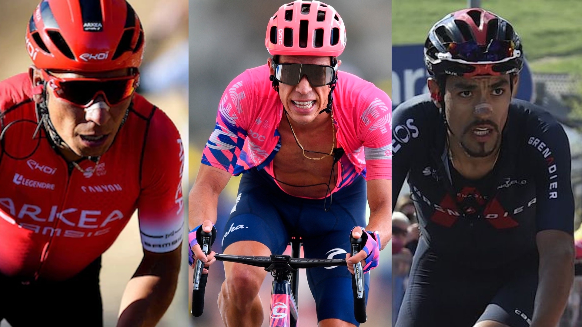 Nairo Quintana, Rigoberto Urán y Daniel Martínez listos para el Tour de Francia 2022