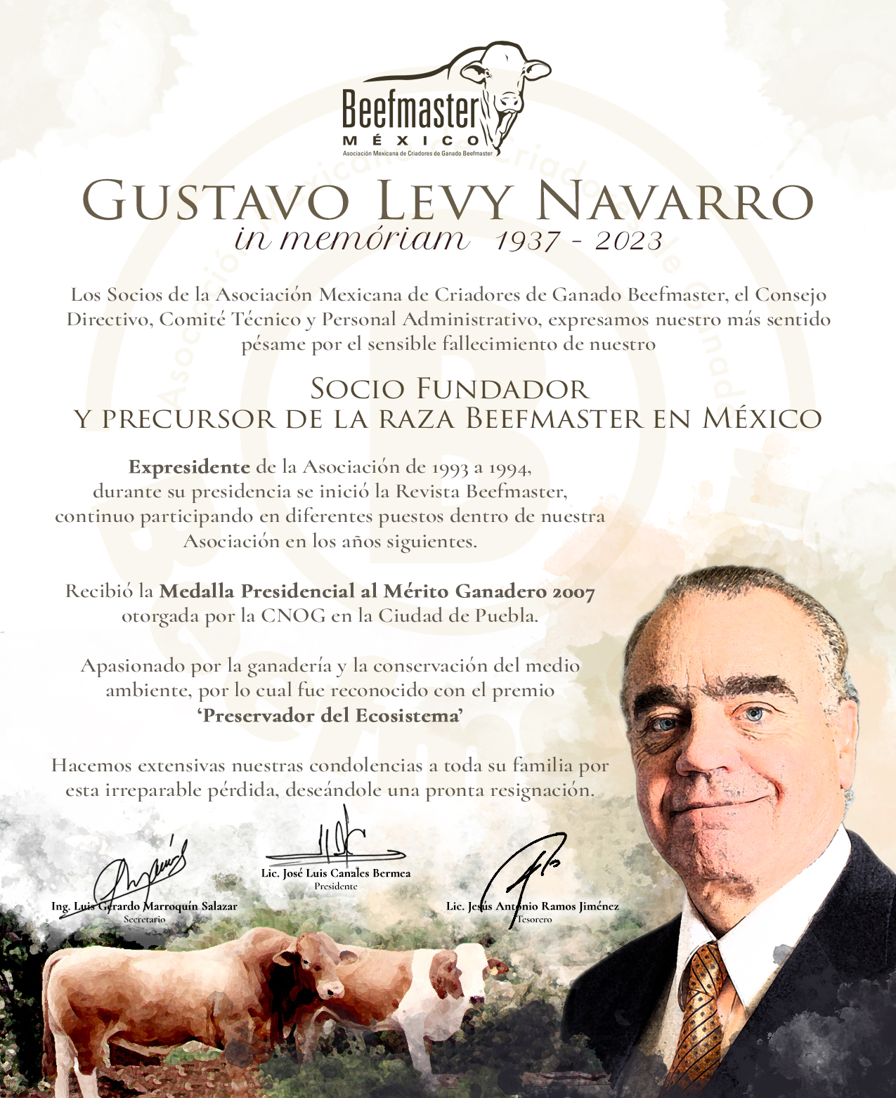 Various reactions to the death of Gustavo Levy could be seen through Twitter Photo: (Twitter/@beefmastermx)