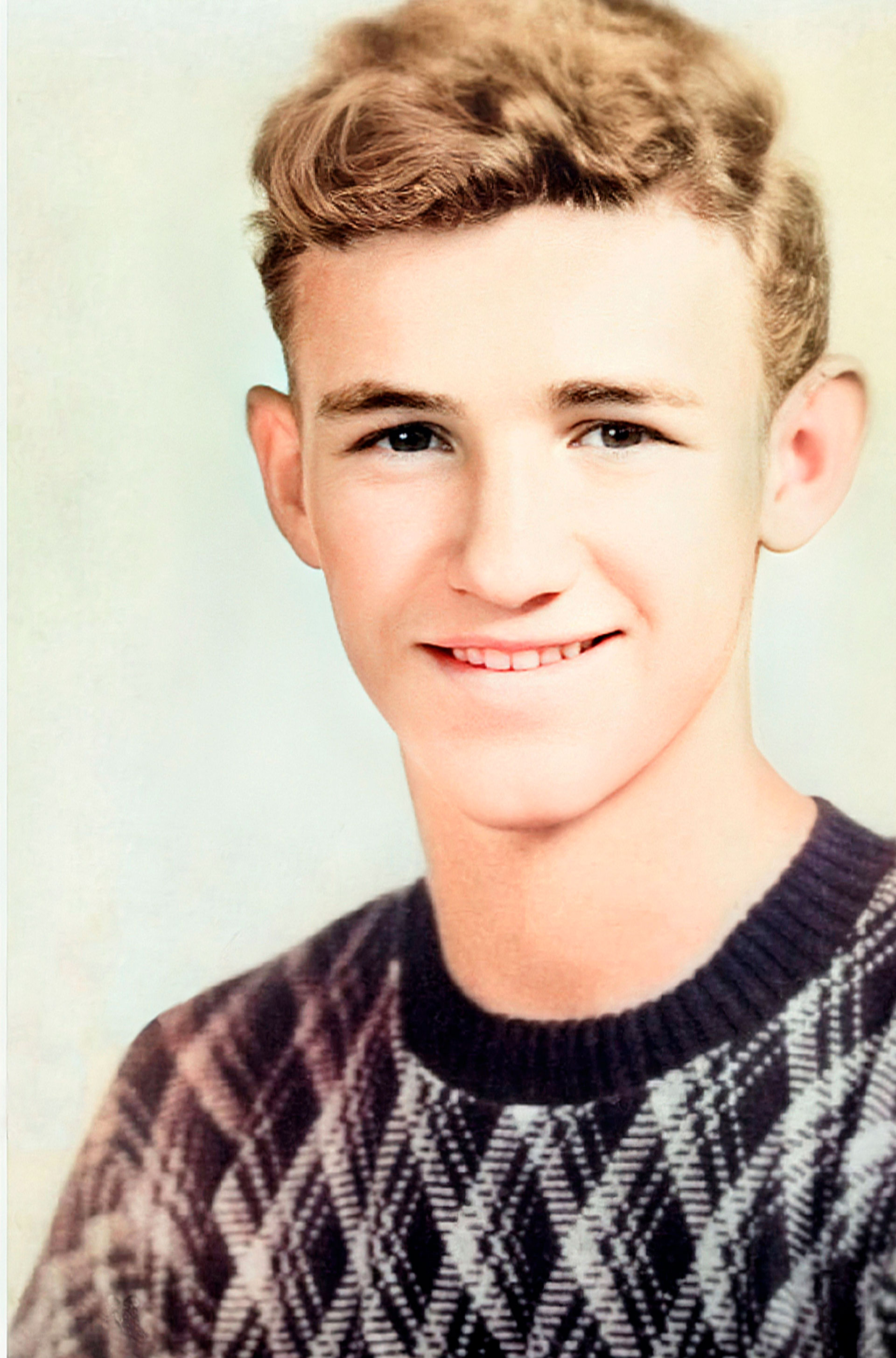 Gene Hackman, a los 16 años (GBB)