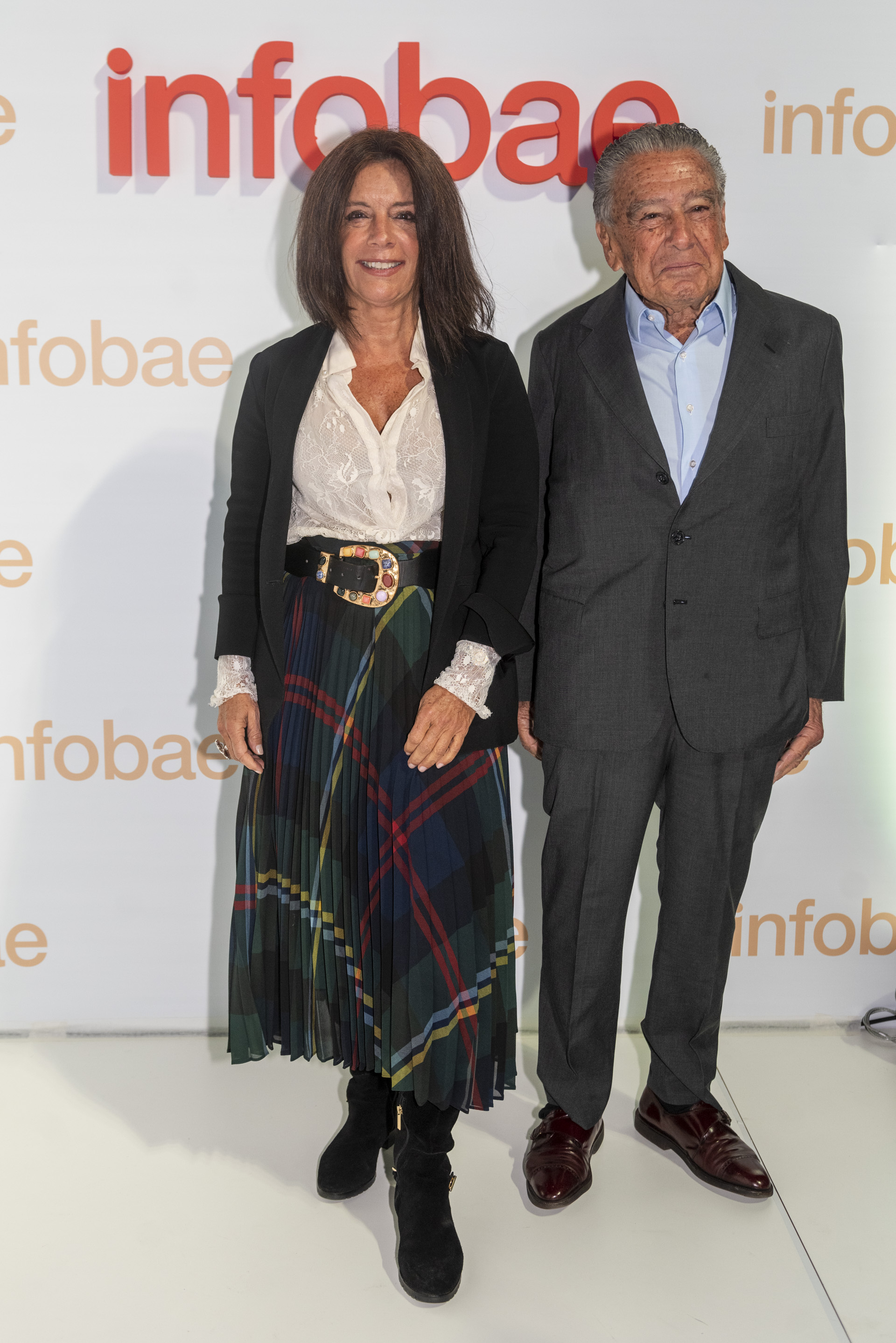 Eduardo Eurnekian y Carolina Barros, de Corporación América